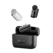 Ulanzi A200 Mini Mic (czarno-biały) - bezprzewodowy zestaw audio, 2x mikrofon (odbiornik USB-C, 24bit)